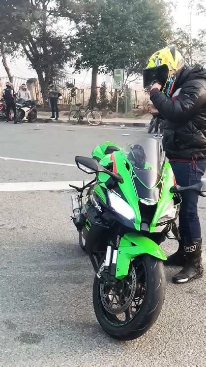 Kawasaki Ninja Zx10r 🔥😱🏍️ Shorts Youtubeshorts Kawasaki Sound Bike