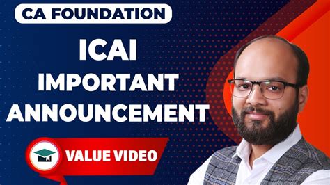 ICAI Important Announcement CA Foundation Dec 23 ICAI Big News On