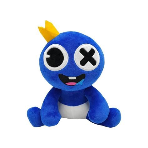 Rainbow friends peluche poupée roblox bleu 24cm poupée rainbow cadeau