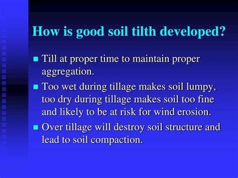 Ppt Soil Cultivation And Tillage Powerpoint Presentation Free