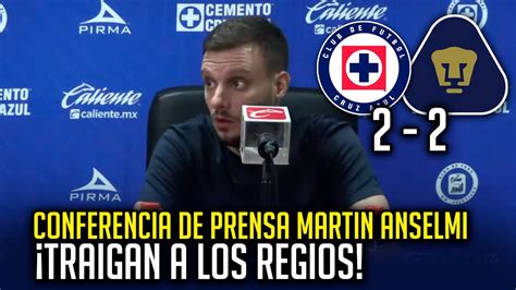 MASTERCLASS de Martín Anselmi Conferencia de Prensa Cruz Azul 2 2