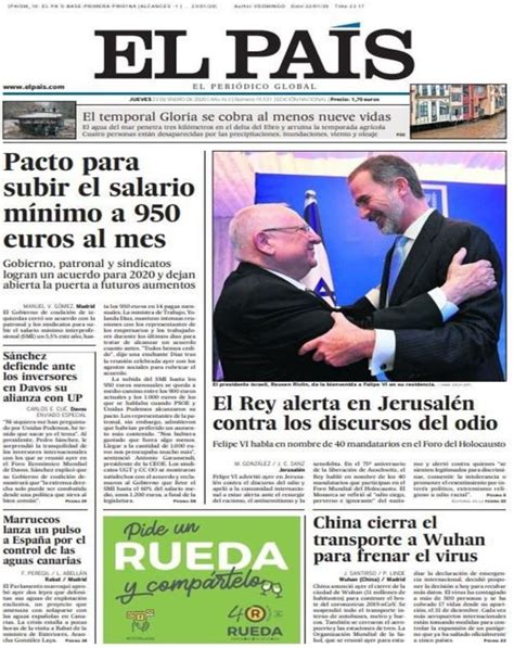 Prensa Hoy Portadas De Los Peridicos Del 10 De Marzo Del 2020