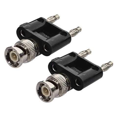 Buy YILIANDUO BNC Male To Dual Banana Male Plug Jack Binding Posts RF