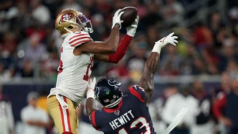 San Francisco Ers Top Plays Vs Houston Texans Preseason Week