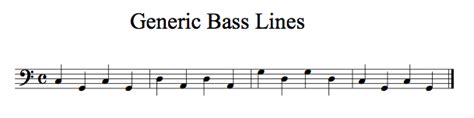 The Music Salon Bass Lines Plain And Simple