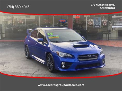 2017 Subaru Wrx Sti Limited With Wing Spoiler Awd For Sale In San