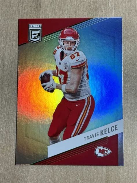 Kansas City Chiefs Travis Kelce Panini Donruss Elite