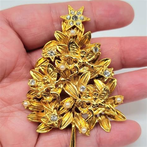 R J Graziano Jewelry Rj Graziano Vintage Angel Christmas Tree