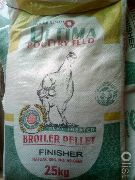 Ultima Finisher Pellet For Broilers Olam 25kg Bag Afrimash