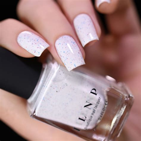 Liberty Creamy White Speckled Nail Polish By Ilnp