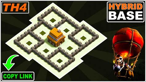 Best Town Hall 4 Th4 Base 2023 With Copy Link Clash Of Clans