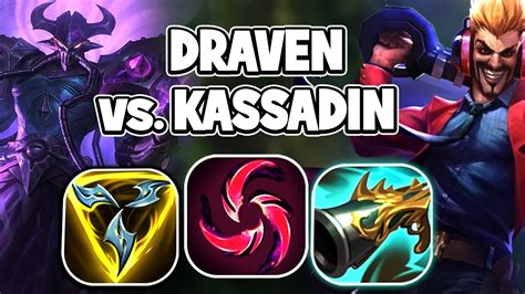 DRAVEN MID VS KASSADIN MASTER ELO GAMEPLAY YouTube