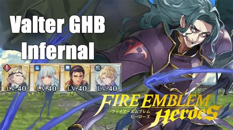 Fire Emblem Heroes Valter Infernal Grand Hero Battle Youtube