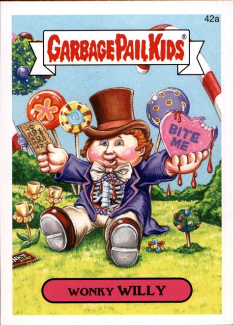 2015 Topps Garbage Pail Kids Series One 42a Wonky Willy Nm Mt