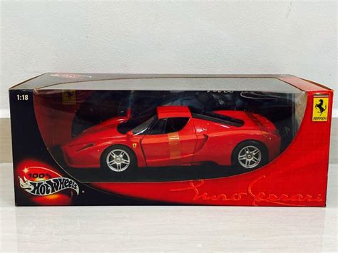 1 18 Hot Wheels Ferrari Enzo 2002 HyperCar Hobbies Toys Toys Games On Carousell