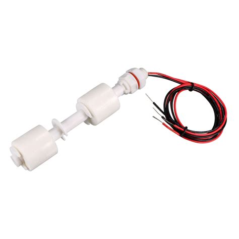 PP Dual Ball Float Switch 113mm Fish Tank Vertical Liquid Water Level