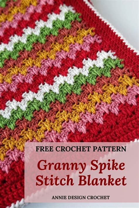 Granny Spike Stitch Crochet Blanket Crochet Patterns Free Blanket