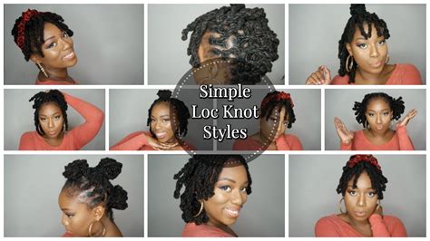 Simple Loc Knot Styles New Loc Tutorial Youtube