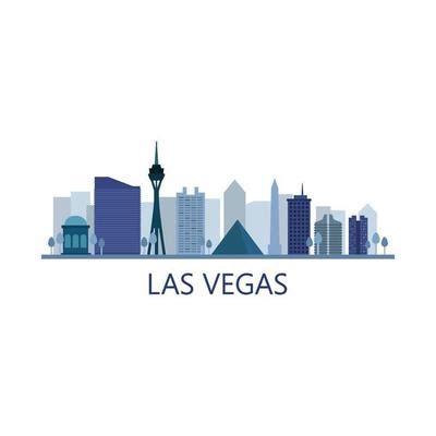 Las Vegas Skyline Vector Art, Icons, and Graphics for Free Download