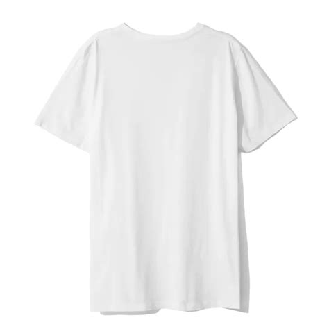 White T Shirt Back Mockup