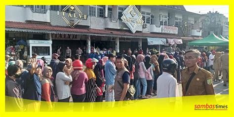 Disperindag Esdm Kalbar Gelar Operasi Pasar Di Sambas Sambas Times