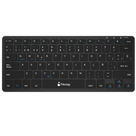 Teclado Nextep Inal Mbrico Compacto Recargable Bluetooth Ne M Ne