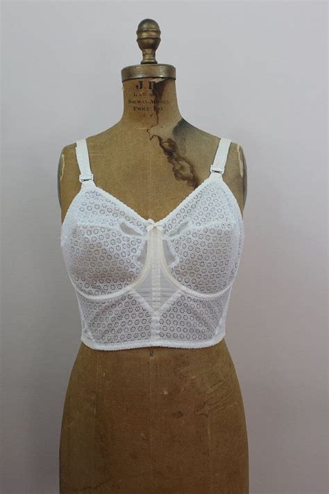 Vintage 1960s Bra 50s 60s Long Line Bra Bullet Bra 60s Etsy