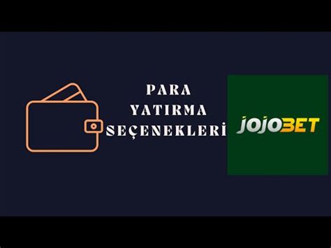 Jojobet Para Yatirma Bah S S Teler Para Yatirma Youtube