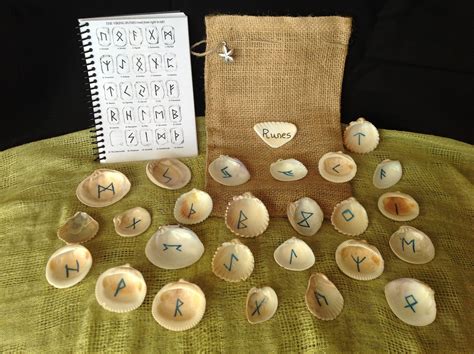 Sea Shell Rune Set Viking Runes Sea Witch Runes Pagan Etsy Viking