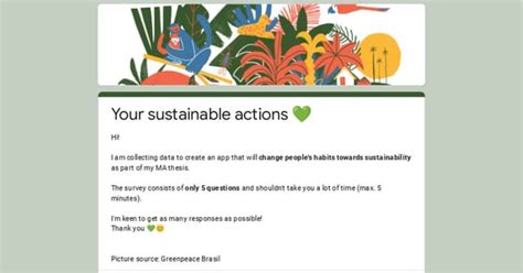 [everyone] Your Sustainable Actions 💚 A Quick Pulse Survey On The