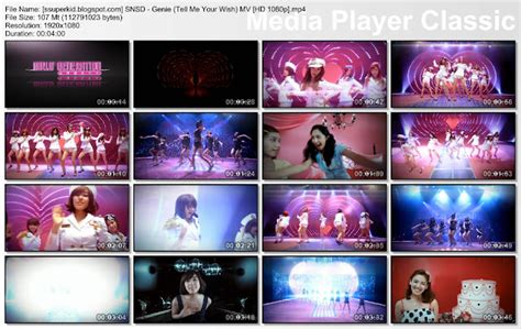 Super Kid Snsd Genie Tell Me Your Wish Mv Hd P