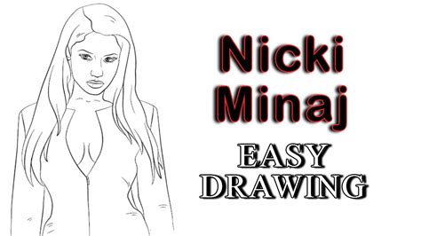 Nicki Minaj Drawing Tutorial Step By Step Easy How To Draw A Nicki