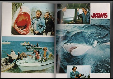 A1183w Jaws 1975 Japanese Movie Pamphlet Japan In Motion