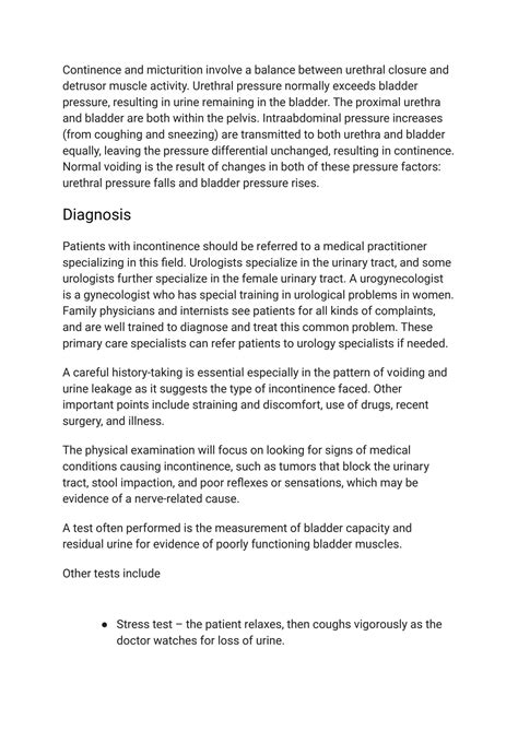 Solution Urinary Incontinence Nursing Care Plan Studypool