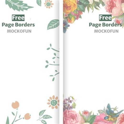 Printable Page Borders MockoFUN