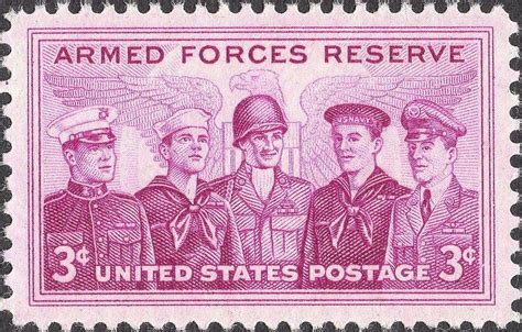 3c Armed Forces Reserve Stamp Unused US Postage Stamps Etsy