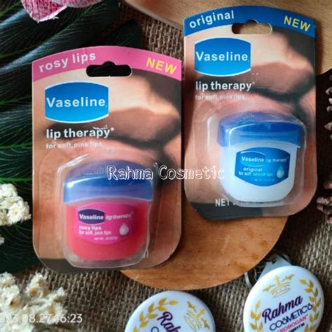 Jual Vaseline Lip Therapy Rosy Lips For Soft Pink Lips Grm Vaselin