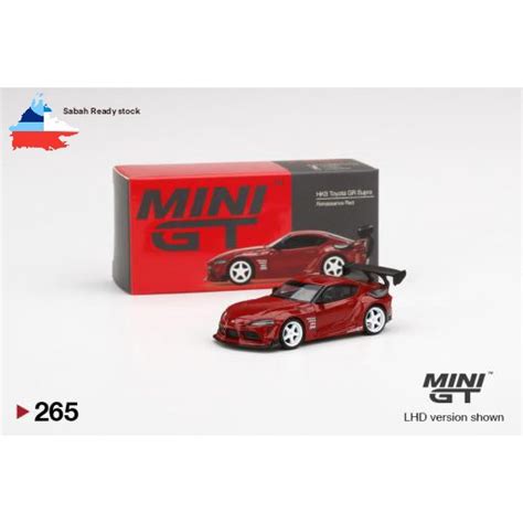 Mini Gt Hks Toyota Gr Supra Renaissance Red Shopee Malaysia