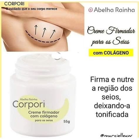 Abelha Rainha Corpori Creme Firmador Seios Shopee Brasil