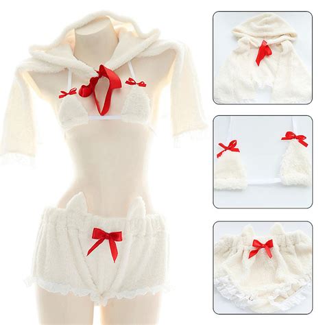 Femmes Sexy Backless Anime Cosplay Lingerie Set Naughty Boudoir Babydoll Fruugo Fr