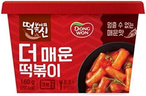 Amazon Korean Dongwon Instant Hot Spicy Rice Cake Cup Topokki