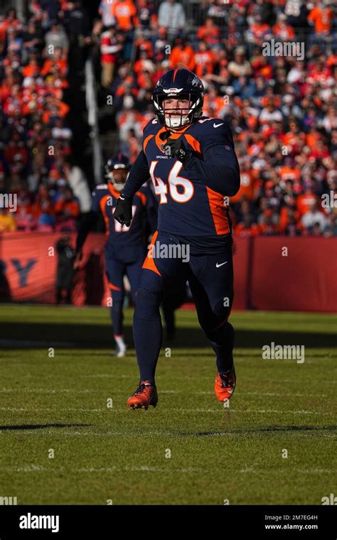 Denver Broncos long snapper Jacob Bobenmoyer (46) against the Kansas ...