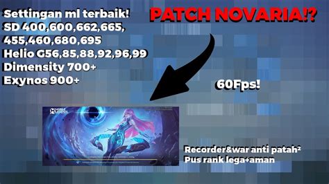 Cara Setting Mobile Legend No Lag Fps Settingan Terbaik Mobile Legend