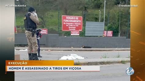 HOMEM É ASSASSINADO A TIROS EM VIÇOSA E POLÍCIA INVESTIGA A MOTIVAÇÃO