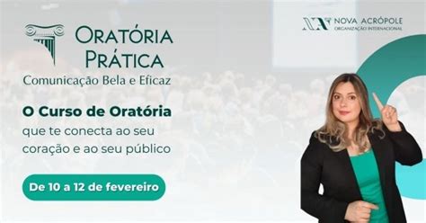 CURSO DE ORATÓRIA PRÁTICA Nova Acrópole Asa Sul em Brasília Sympla