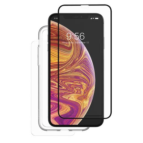 Zagg Invisibleshield Tempered Glass 360 Screen Protector Iphone Xs Max Black 848467076578 Ebay