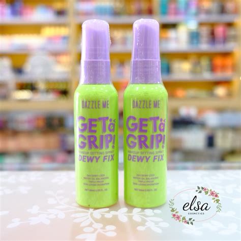 Jual Dazzle Me Get A Grip Makeup Setting Spray Dewy Fix Ml Shopee