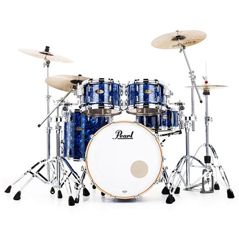 Pearl Master Maple Gum Mmgc Xsp L C Blue Abalone Shell Set