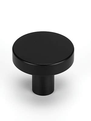 Homdiy Pack Black Drawer Knobs Round Matte Black Kitchen Cabinet