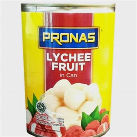 Jual Leci Kaleng Buah Pronas Gr Shopee Indonesia